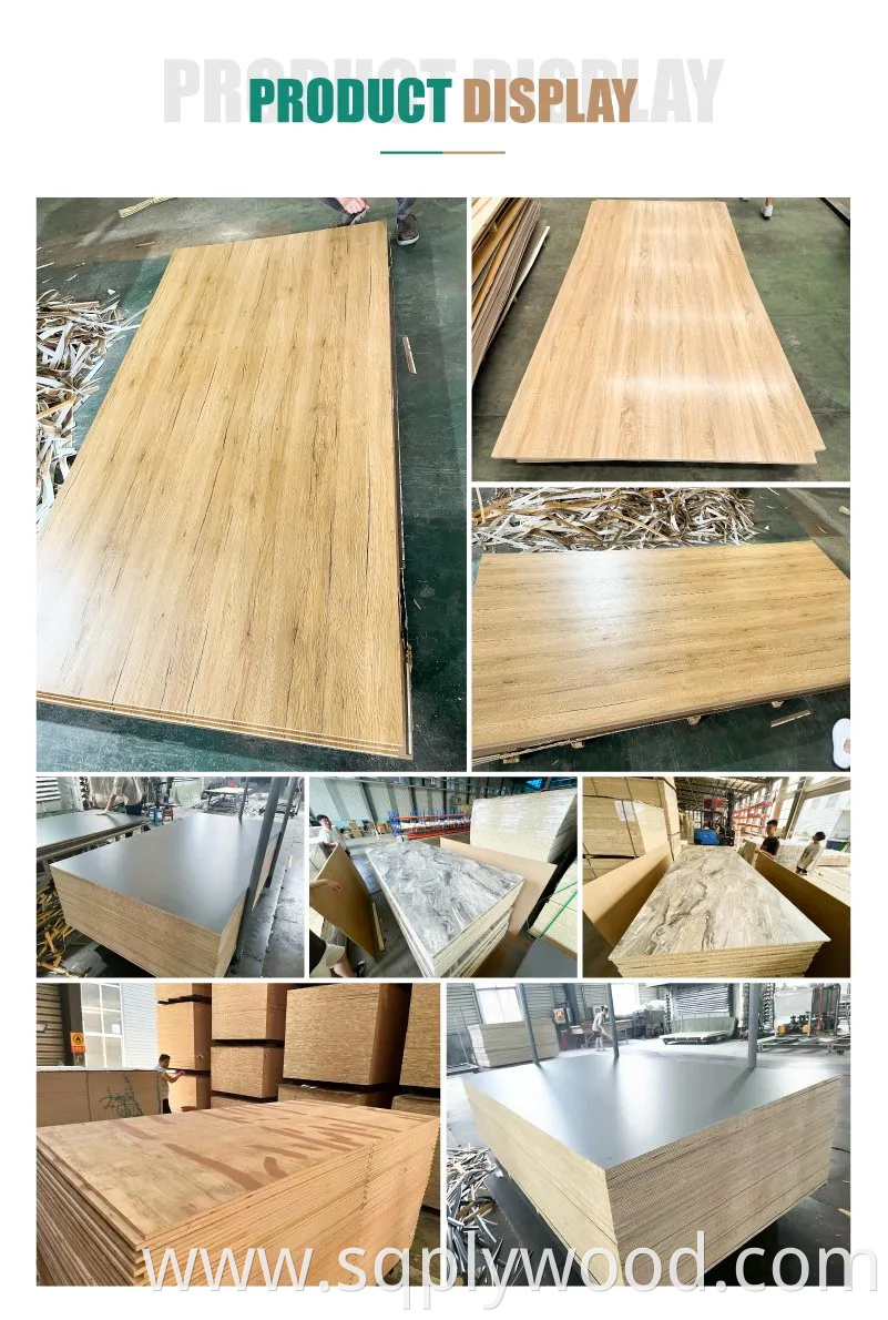White Laminated 4X8 Melamine Plywood Board for Furniture